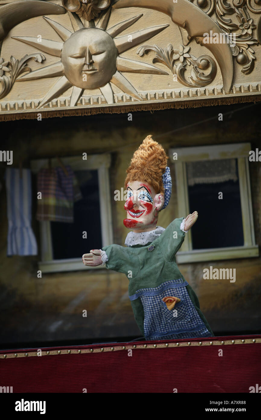 PUNCH AND JUDY SHOW Stock Photo