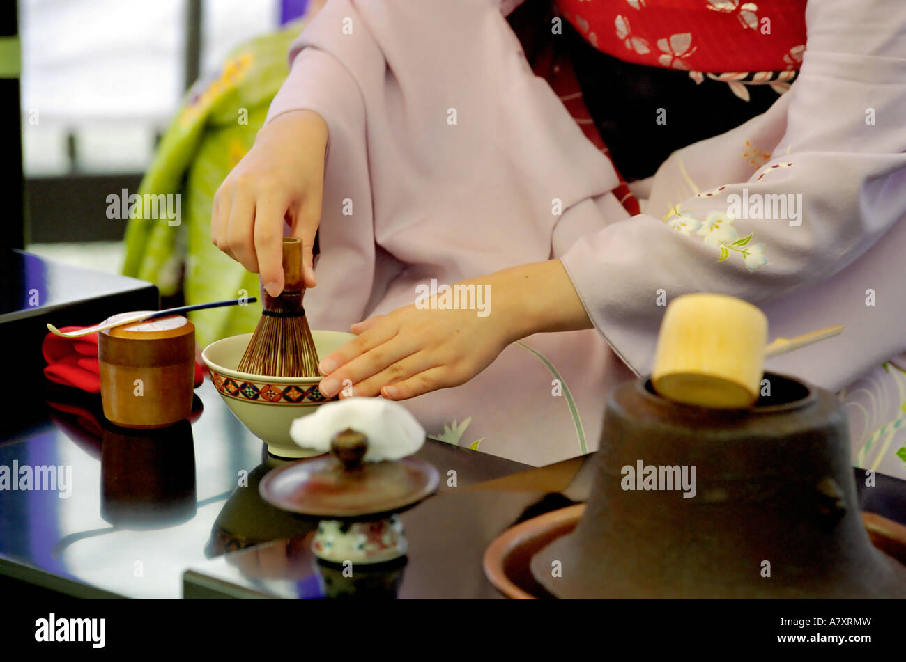 Japan, Kyoto, Tea Ceremony Stock Photo Alamy