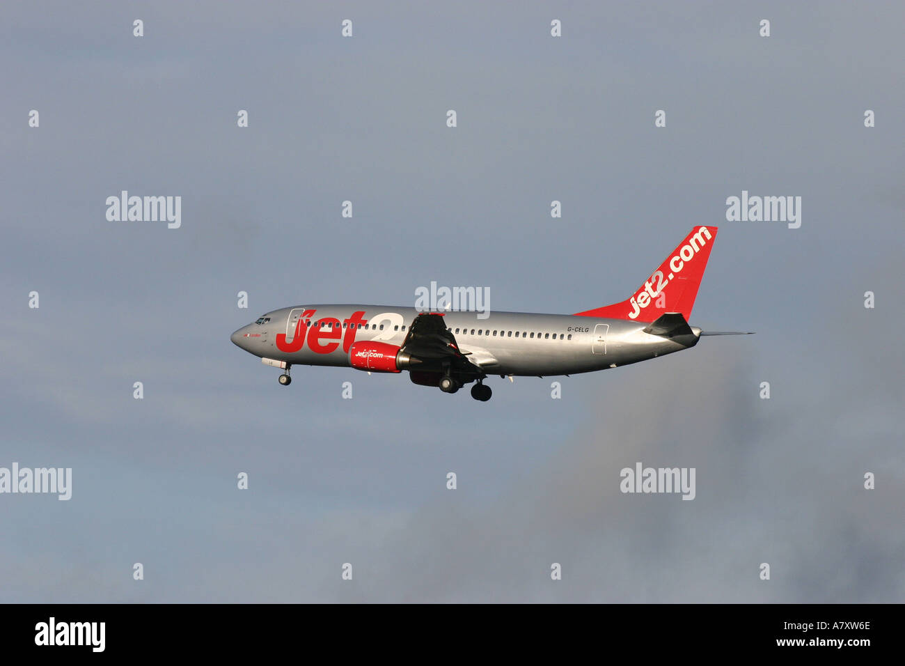 A low cost jet from jet2 com Aircraft Boeing 737 Stock Photo Alamy