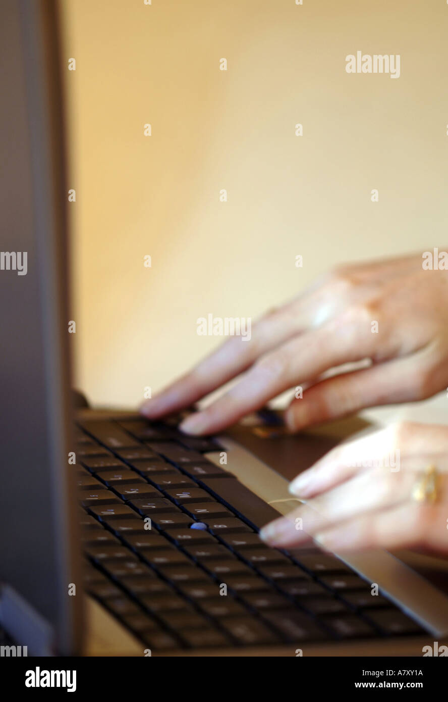 Close up typing speed hi-res stock photography and images - Alamy