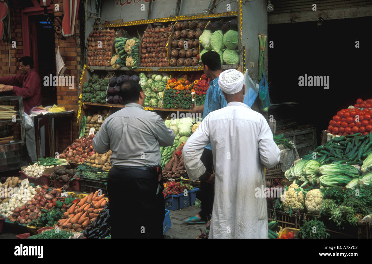 Vegetable market in Cairo Egypt Stock Photo Alamy