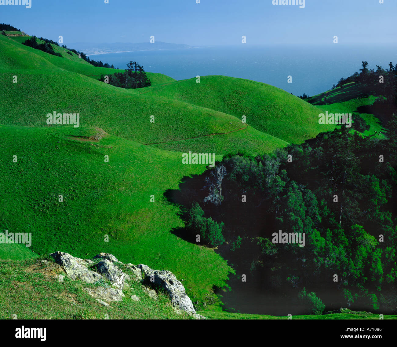 Mt Tamalpais in Marin County California USA Stock Photo