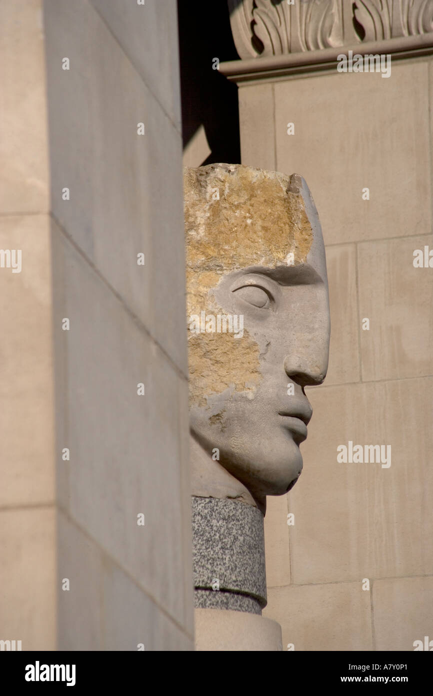 Sculpture opposite St Pauls Cathedral London England UK Stock Photo Alamy