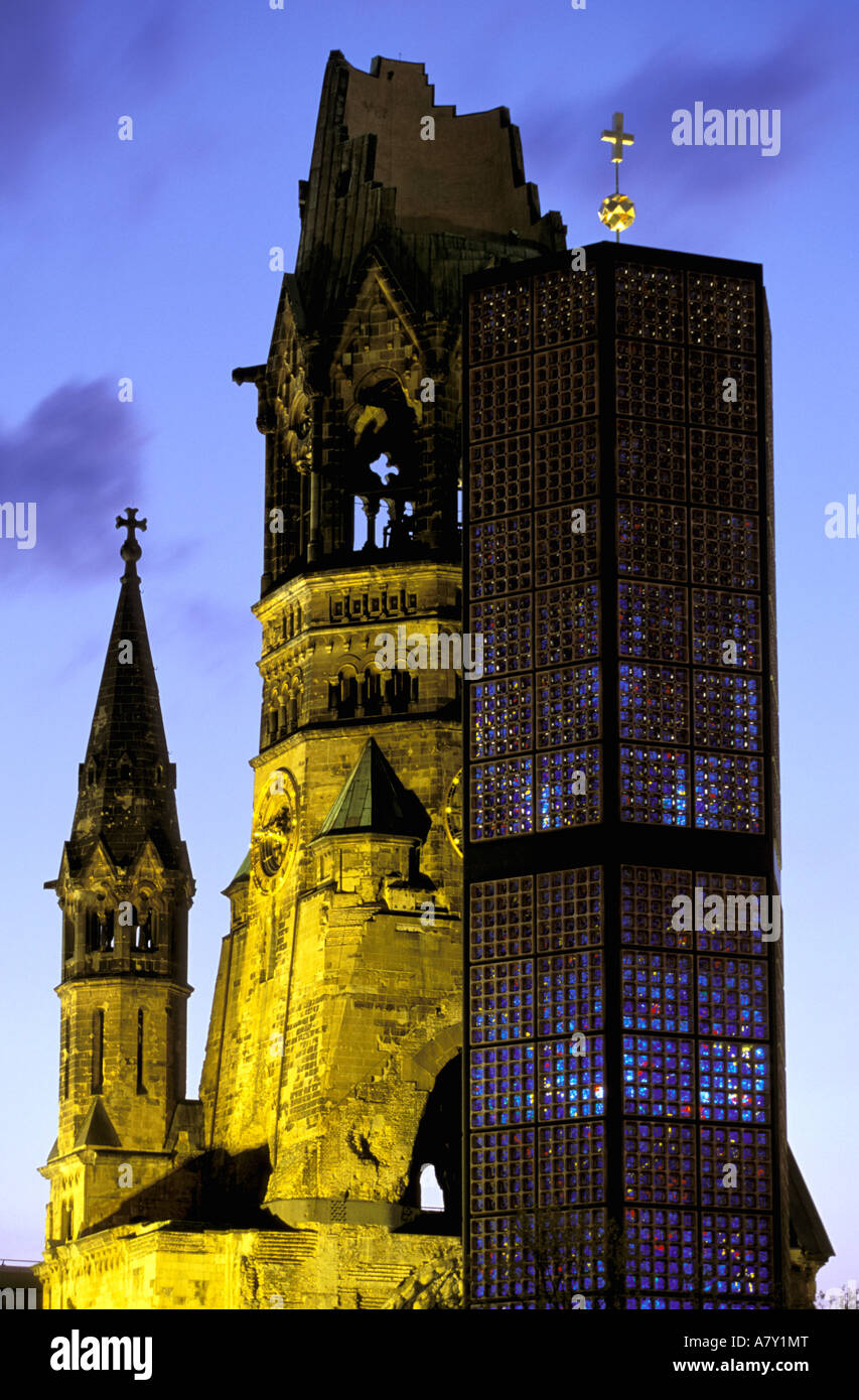 Europe, Germany, Berlin. Kaiser Wilhelm Memorial Church Stock Photo - Alamy