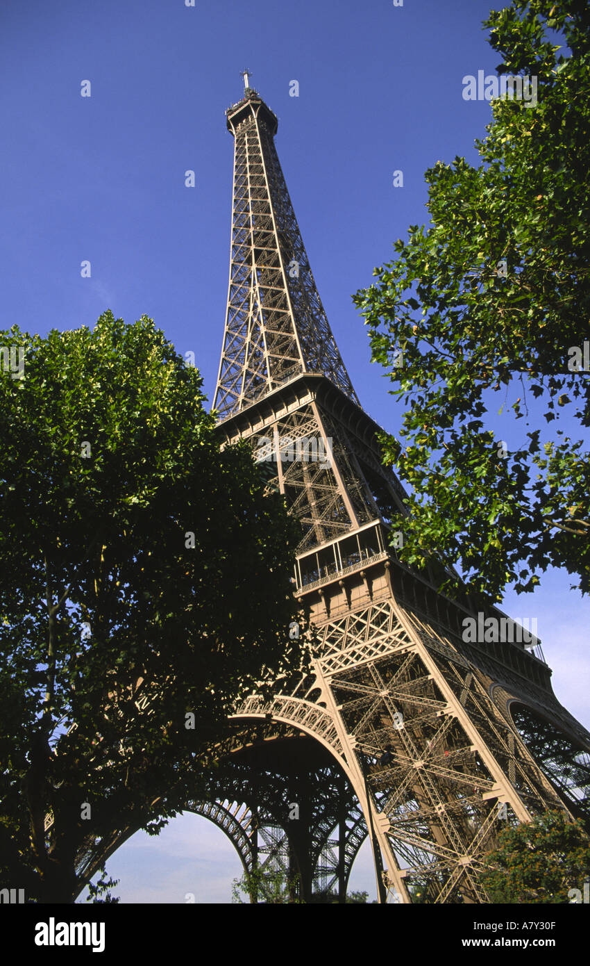 Eiffel Tower Paris France Stock Photo