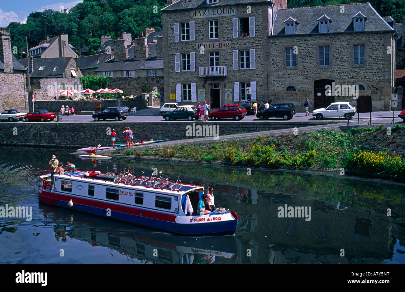 France Europe Brittany Dinan Stock Photo