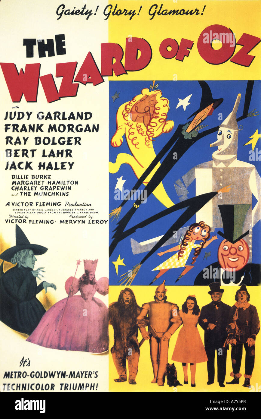 Wizard of oz poster 1939 hi-res stock photography and images - Alamy