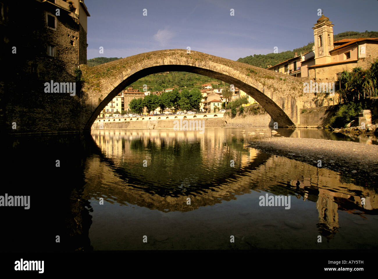 Europe, Italy, Liguria, Dolceacqua, Riviera di Ponente. Il Ponte