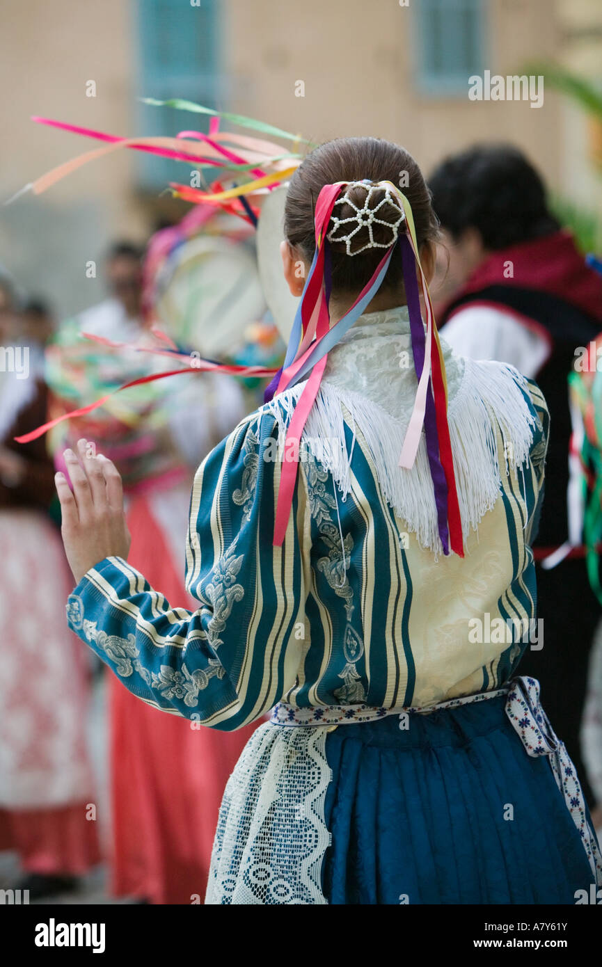 ITALY, Calabria, TROPEA: Calabrian Folk Dancing Festival (NR) Stock Photo