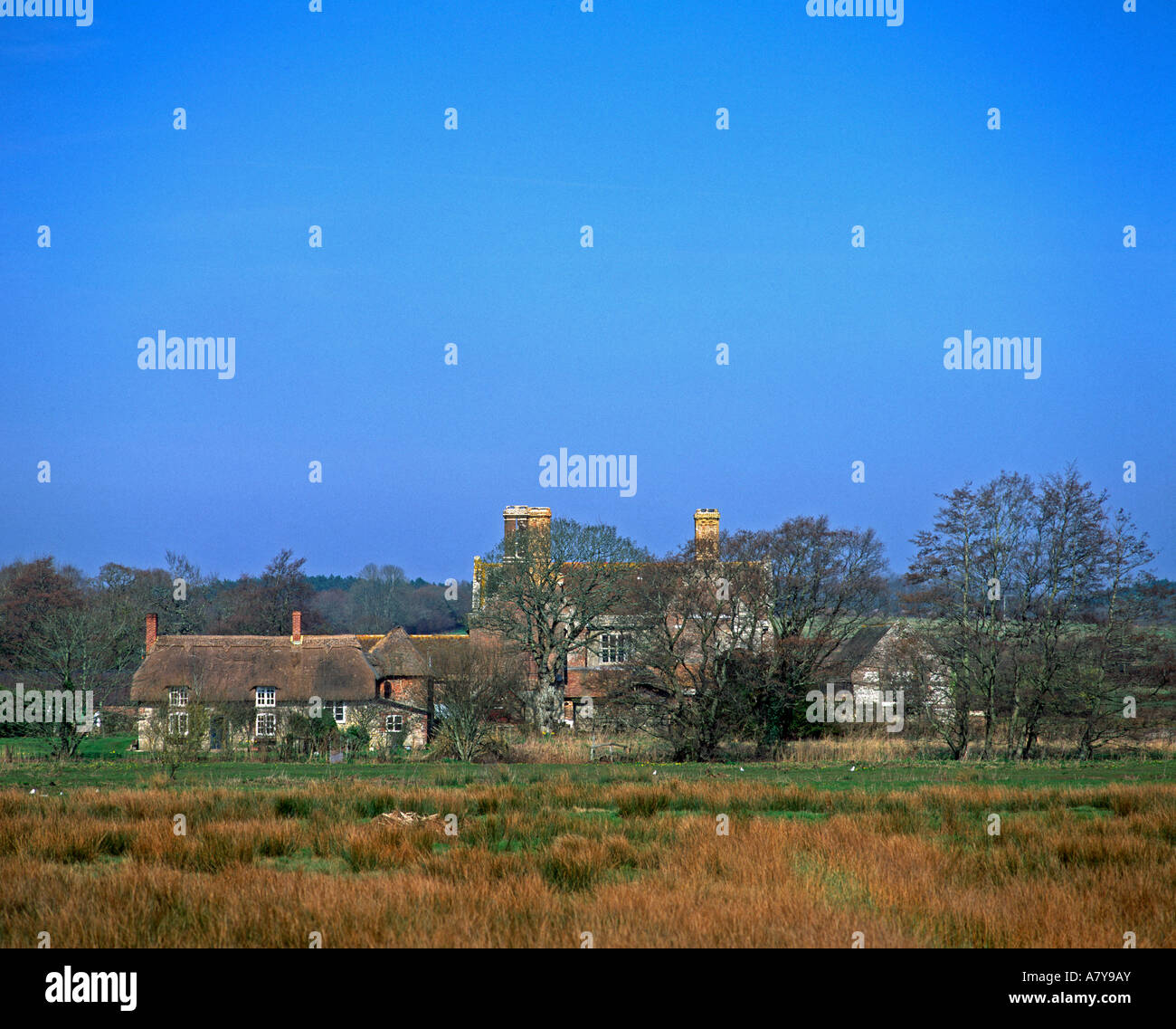 Manor house Dorset England UK used by Thomas Hardy for the setting of