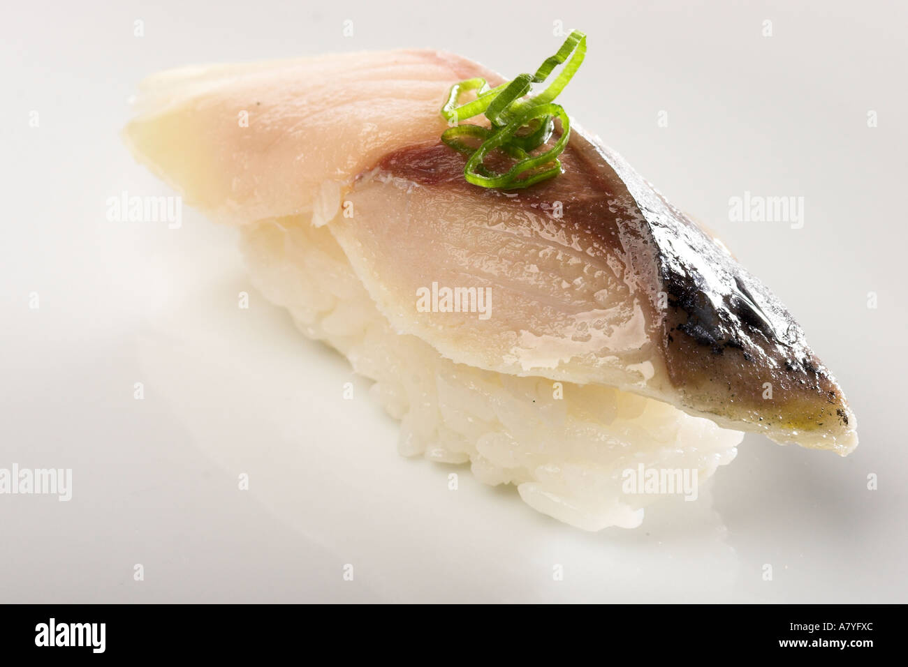 Saba nigiri sushi Stock Photo Alamy