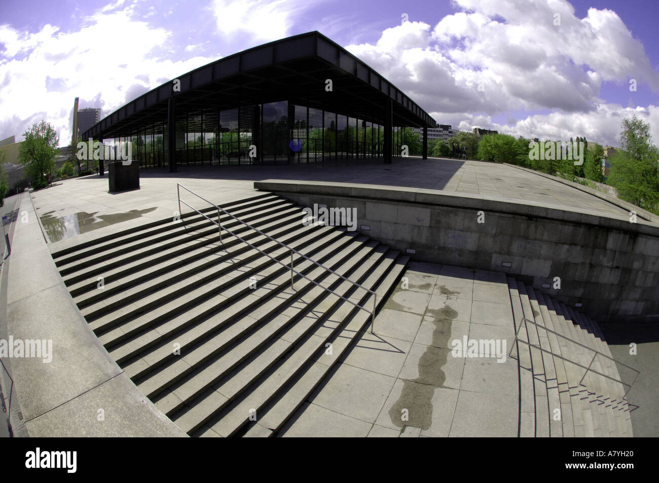 neue nationalgalerie new national gallery built 1965 68 by Ludwig Stock  Photo - Alamy