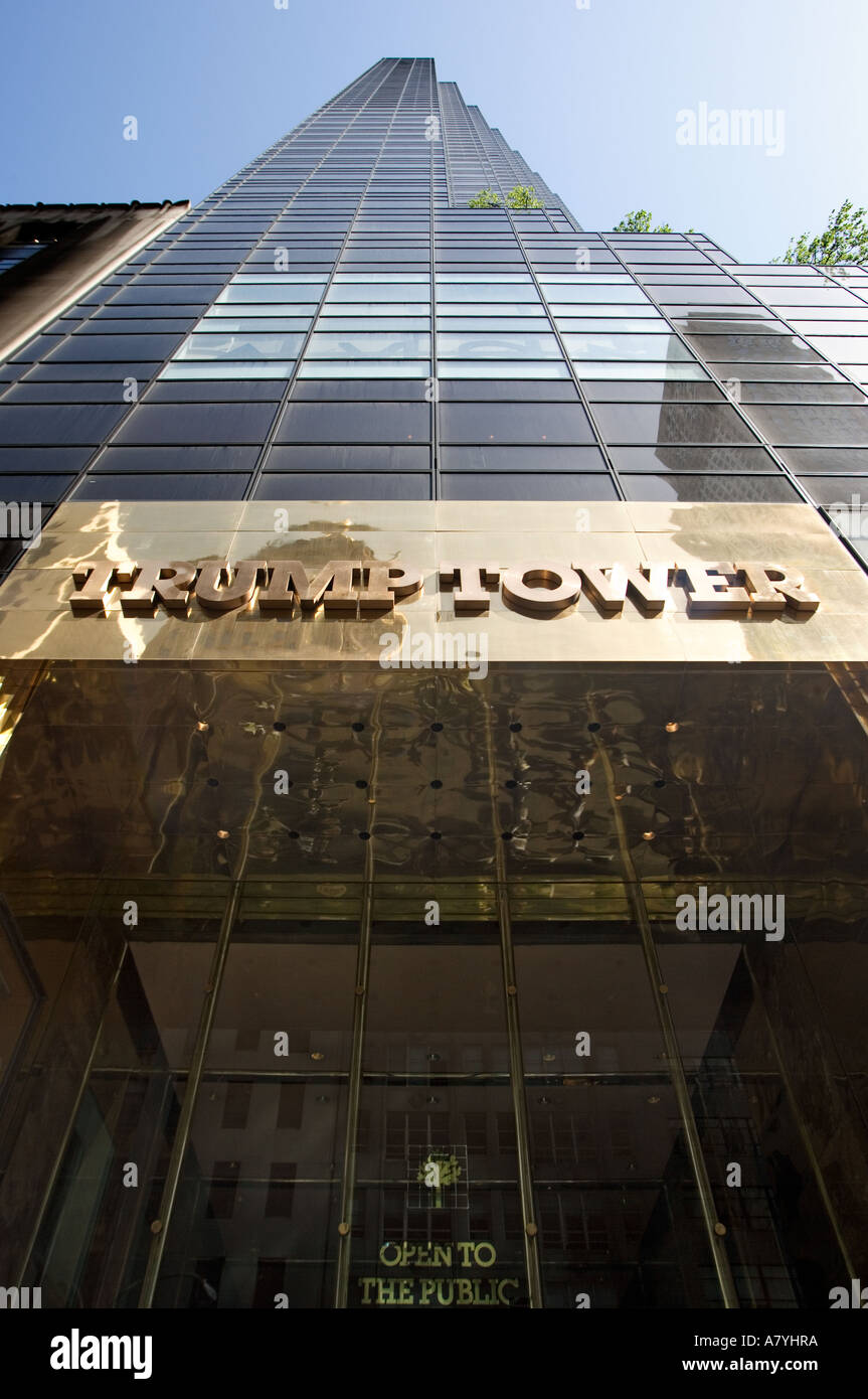 Trump tower new york apartment hi-res stock photography and images - Alamy