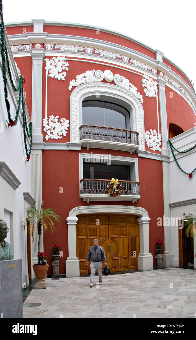 North America, Mexico, Mazatlan. The famous Angela Peralta Theater