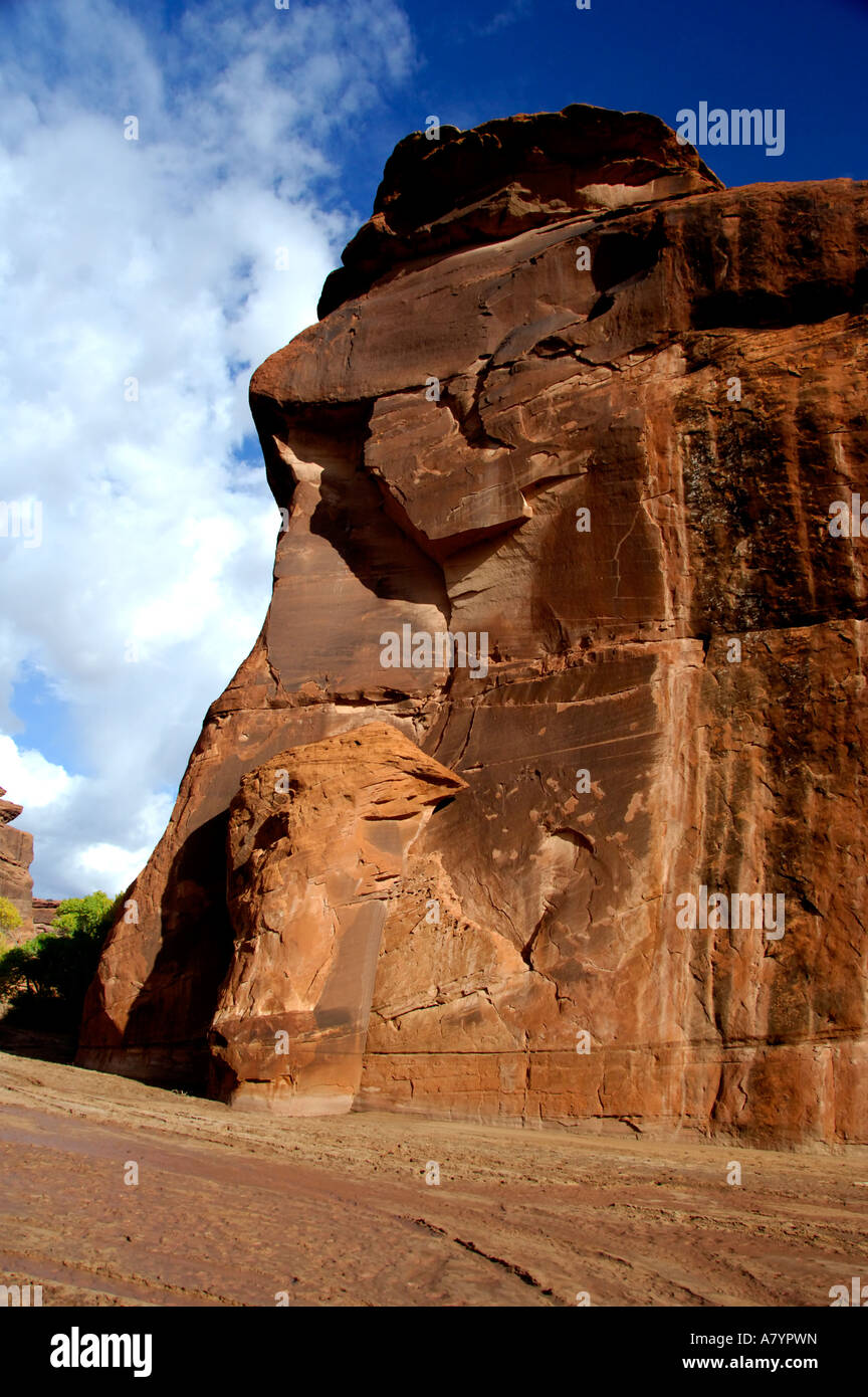 North America, USA, Arizona, Navajo Indian Reservation, Chinle, Canyon de Chelly National Monument. Stock Photo