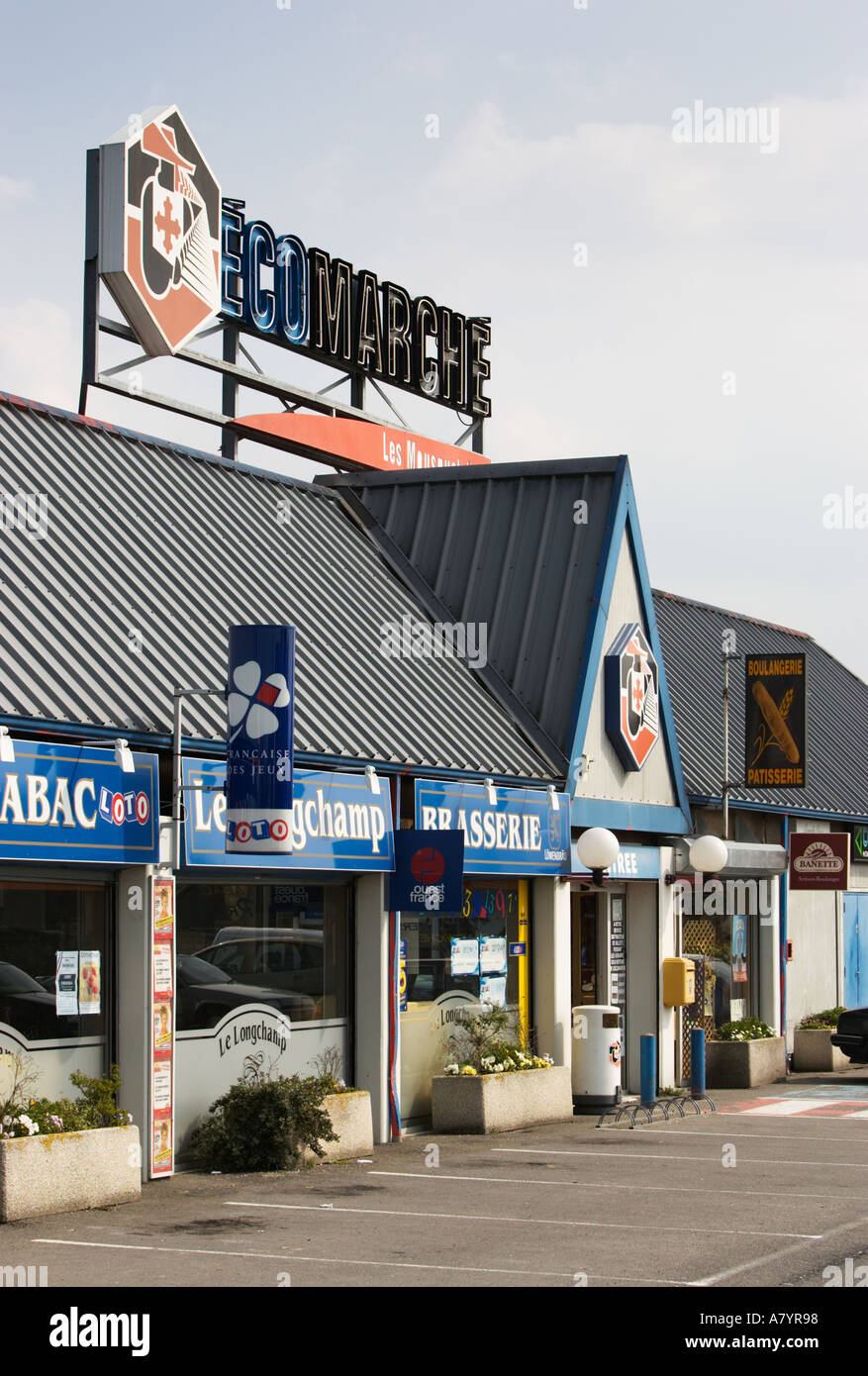 supermarket grocery store in France Stock Photo Alamy