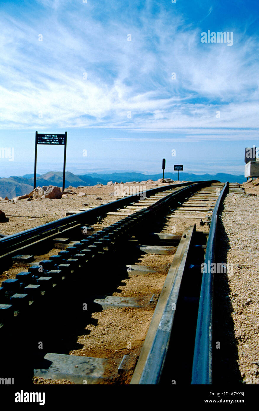 Colorado, Pike National Forest, Colorado Springs, Pikes Peak Cog ...