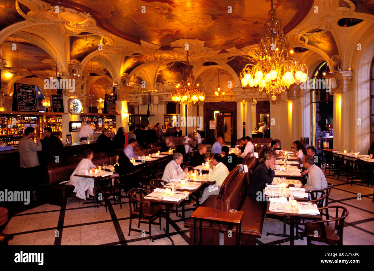Sweden, Stockholm, the cafe Opera is one of the smart nocturnal dates
