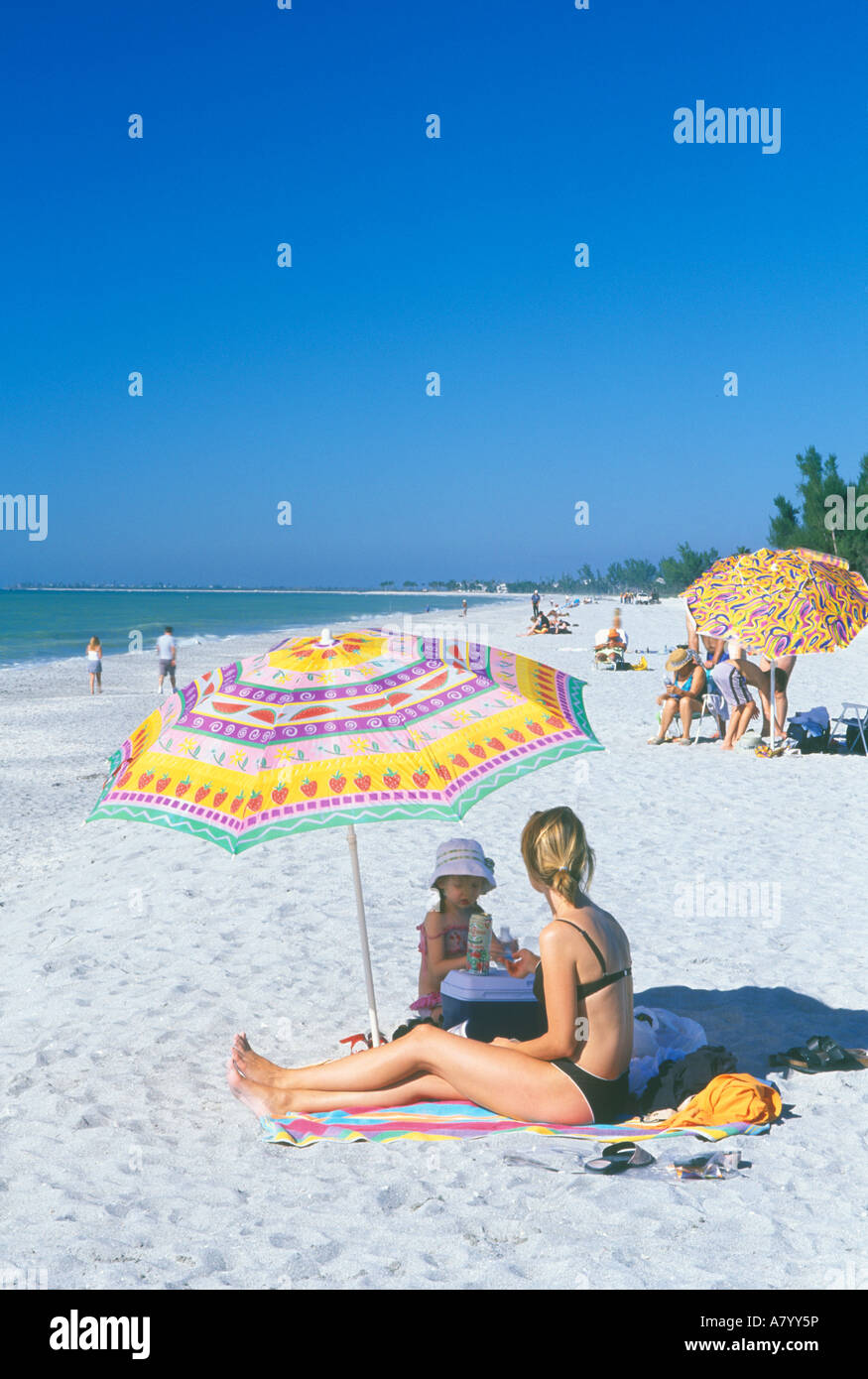 USA, FL, Captiva, Turner Beach Stock Photo Alamy