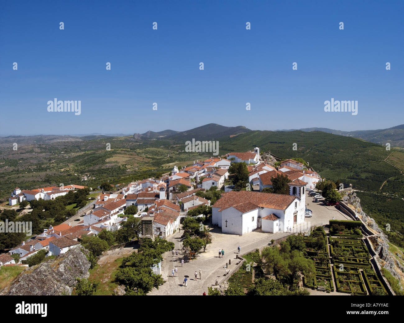 Alentejo, Marvao, historic walled town Stock Photo