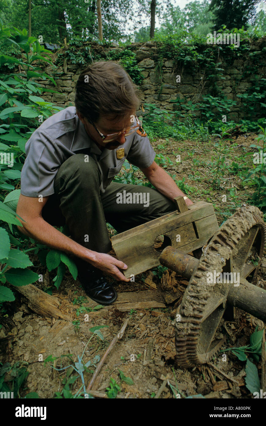 North Americia, Maryland, old historic Flour Mill Stock Photo Alamy