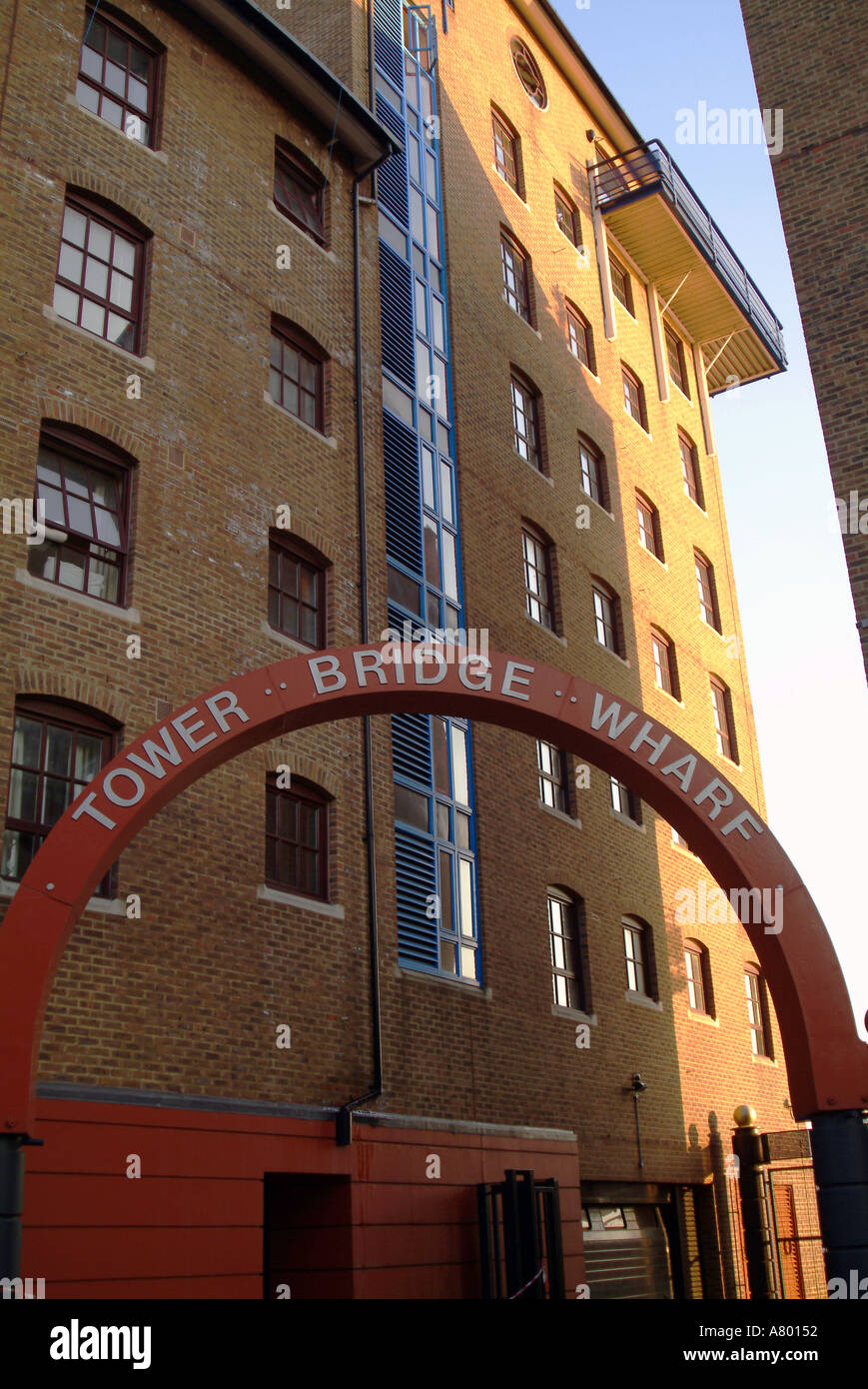 Docklands Old Wharf Buildings Converted Into Riverside Flats St ...