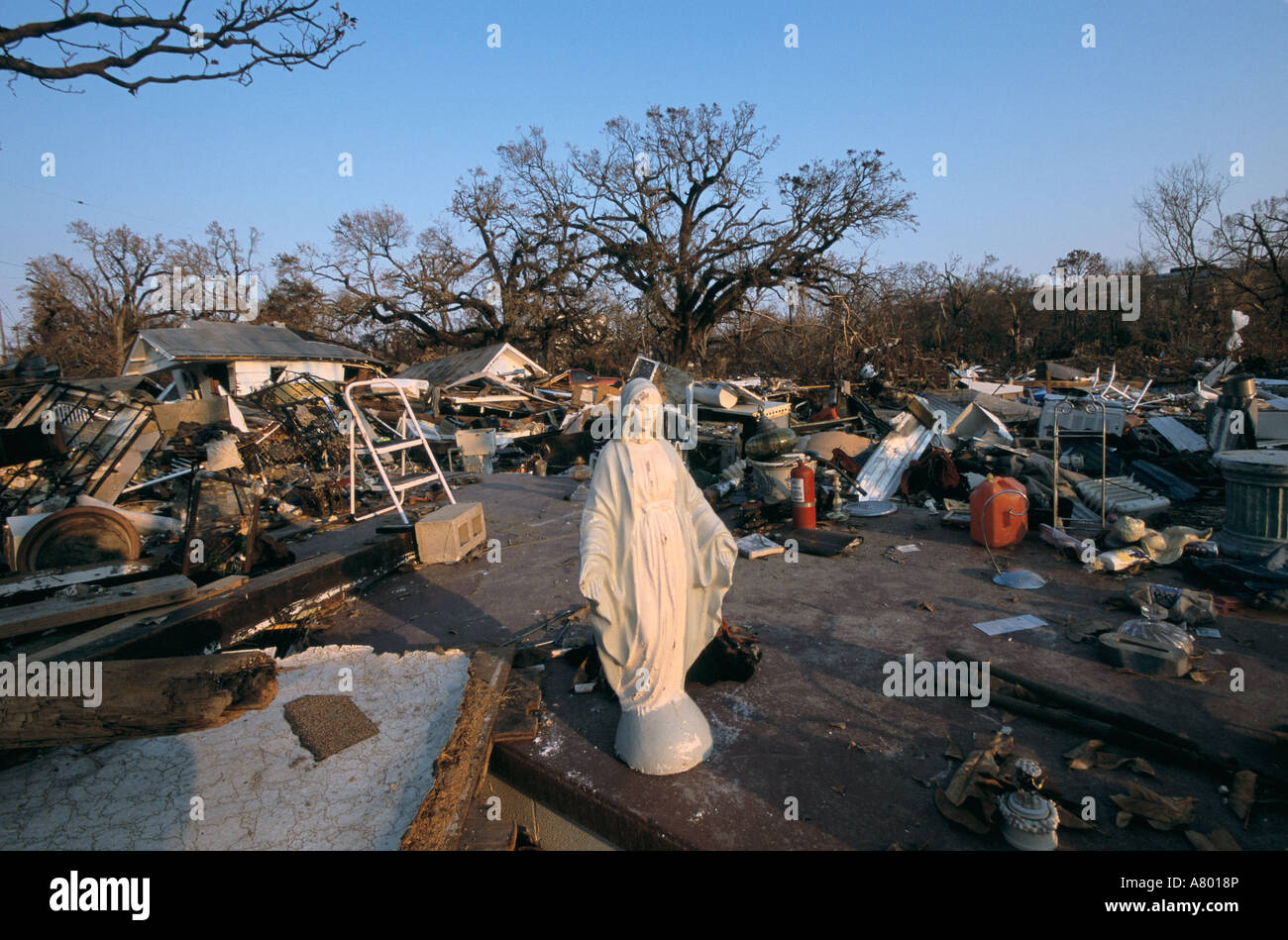 Biloxi, Mississippi - Aftermath of Hurricane Katrina. Stock Photo