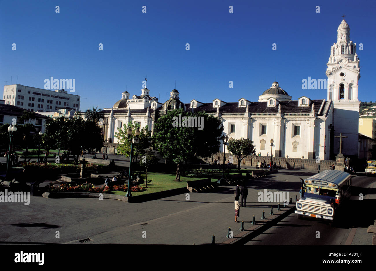 Ecuador, Quito, Government square Stock Photo Alamy