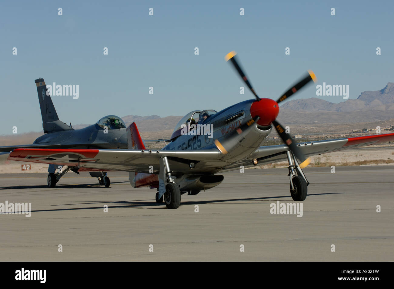 Aviation Nation at Nellis Air Force Base, Las Vegas, Nevada Stock Photo