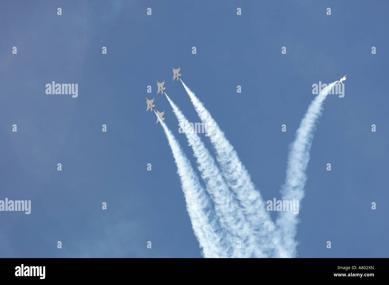 Aviation Nation at Nellis Air Force Base, Las Vegas, Nevada Stock Photo