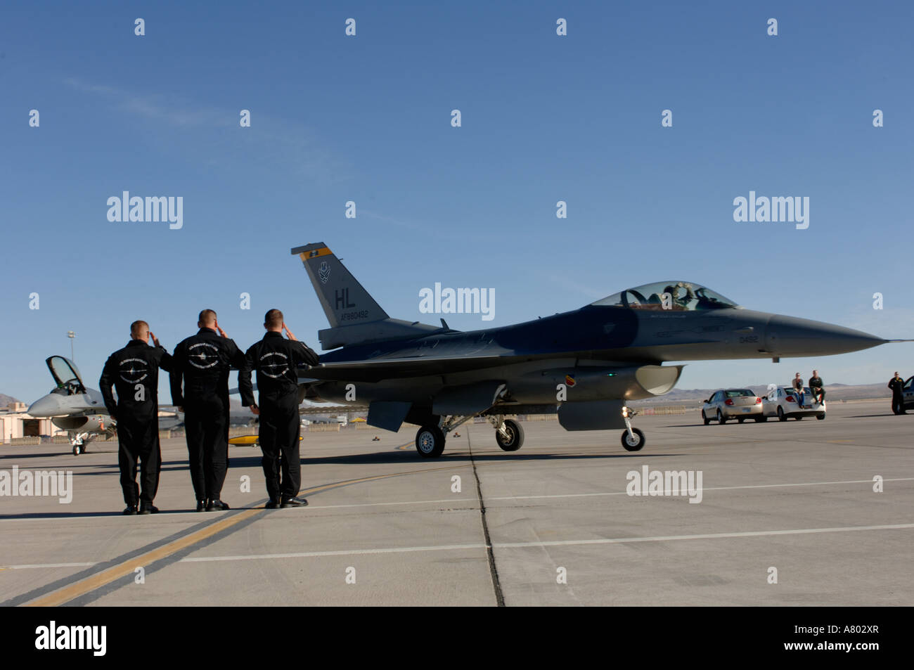 Aviation Nation at Nellis Air Force Base, Las Vegas, Nevada Stock Photo