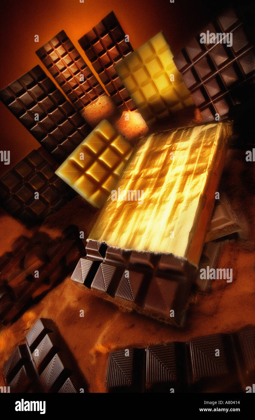 Chocolate gold bars hires stock photography and images Alamy