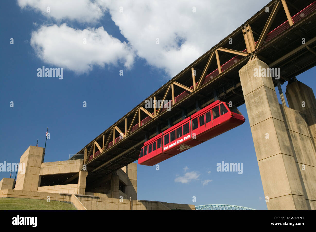 USA, Tennessee, Memphis: Mud Island River Park Monorail Stock Photo - Alamy