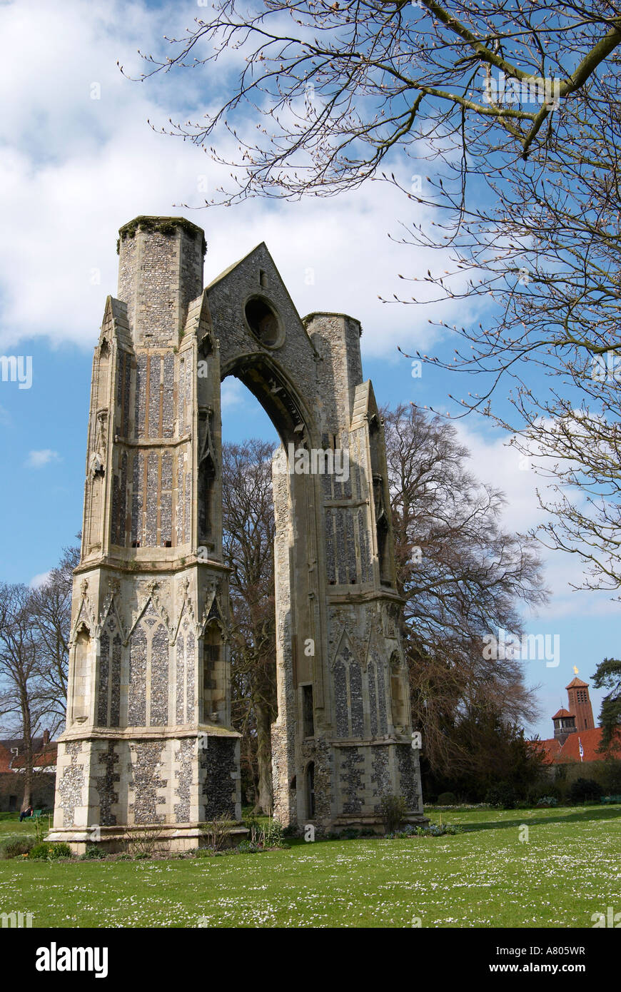 The ruins of Walsingham Abbey and old Priory grounds, Little Walsingham, North Norfolk, England