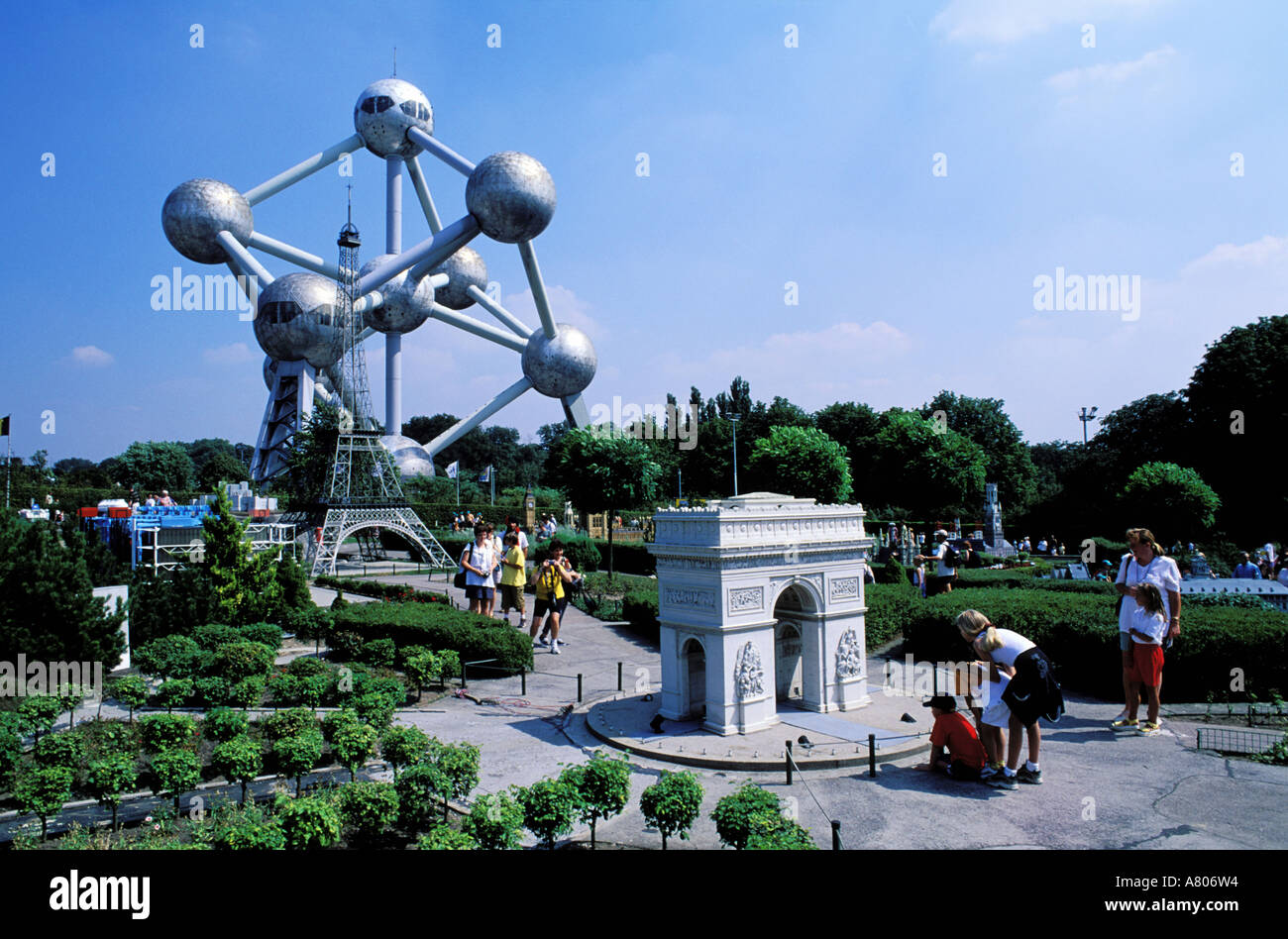 Belgium, Brussels, Mini Europe at Bruparc (Heysel near Atomium) shows