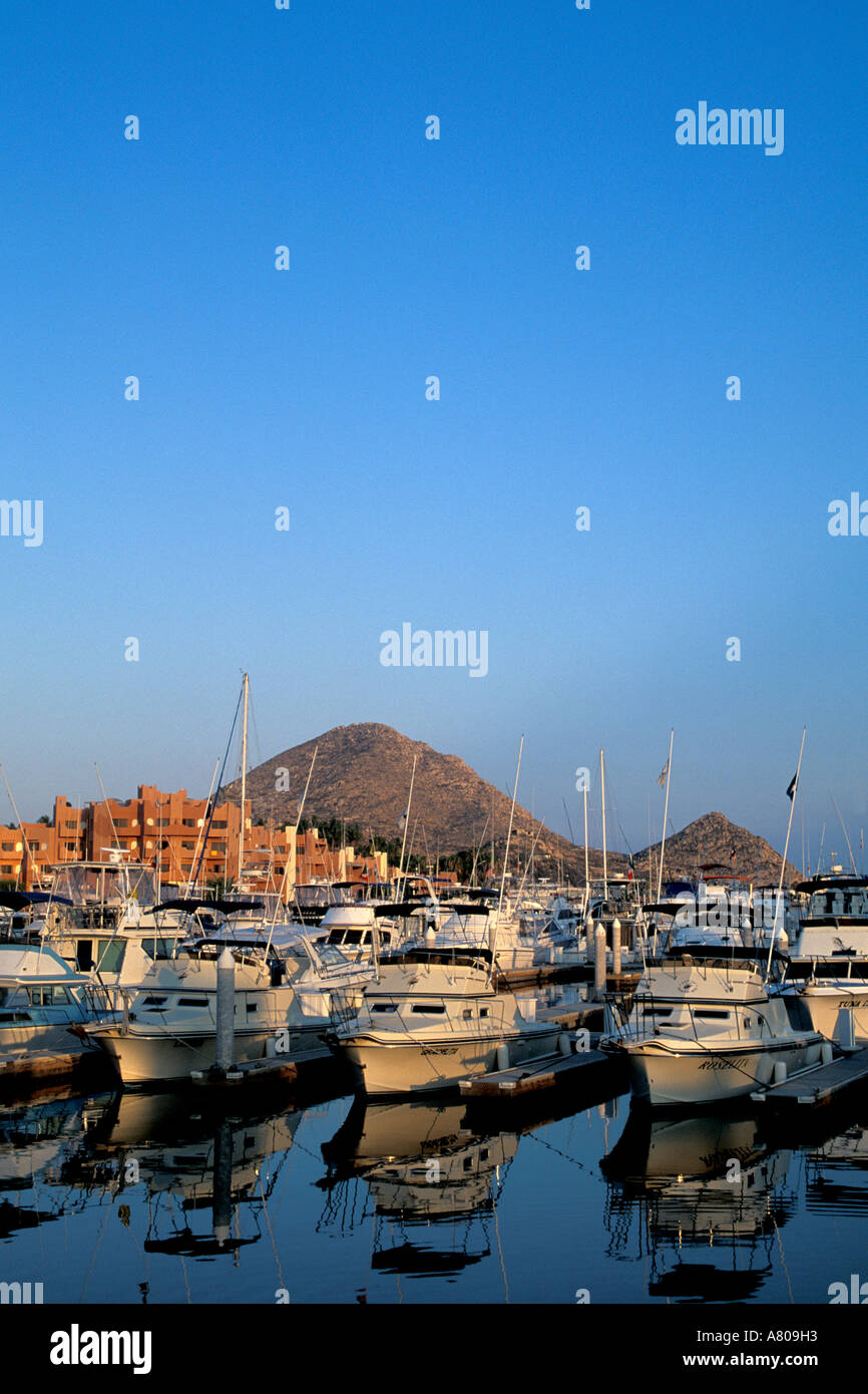 Cabo San Lucas marina boats Los Cabos Baja California Stock Photo - Alamy