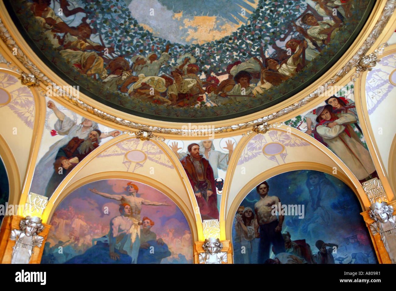 Prague municipal house mucha hires stock photography and images Alamy
