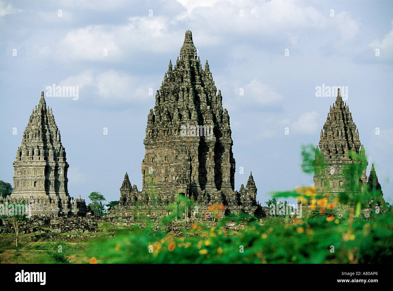 Indonesia, Java, Prambanan, Loro Jonggrang temple Stock Photo