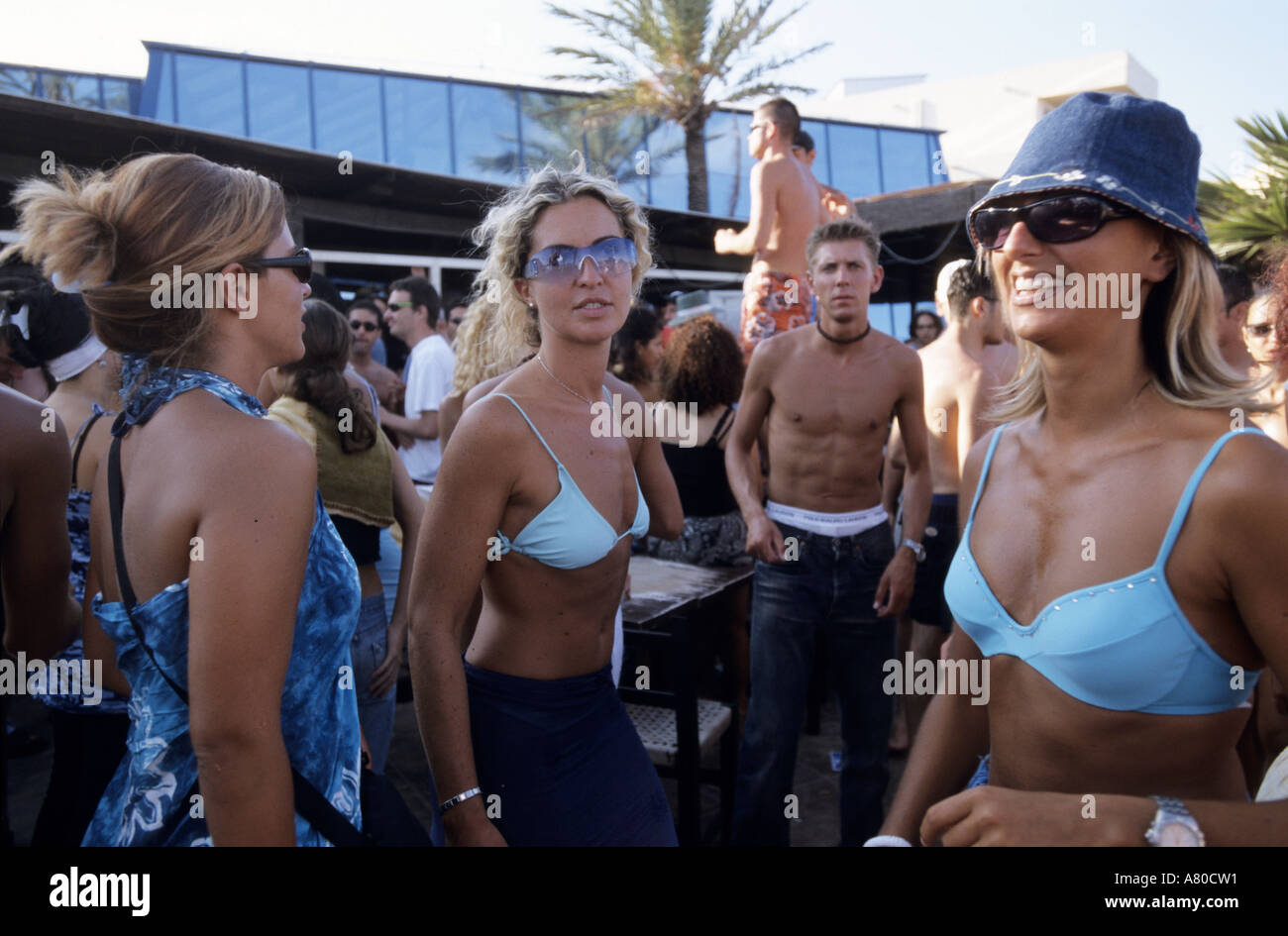 Spain Balearic Islands Ibiza En Bossa Beach Bora Bora