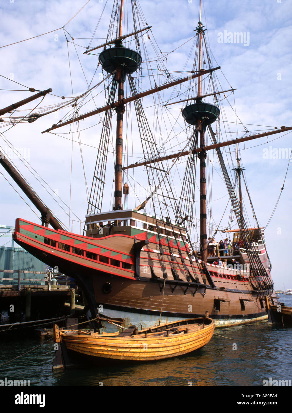 USA Plymouth Mayflower Stock Photo