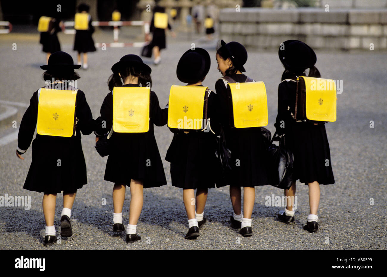 Japan, Honshu Island, Kanto region, Tokyo city, schoolgirls Stock Photo
