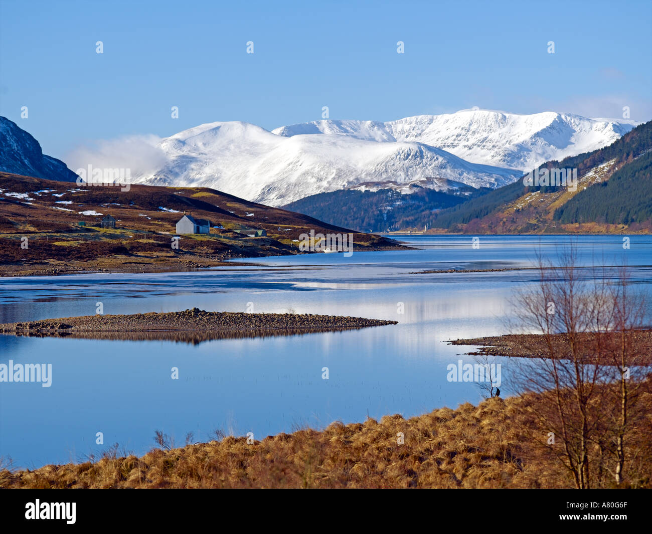 Dalwhinnie, Loch Ericht Stock Photo - Alamy