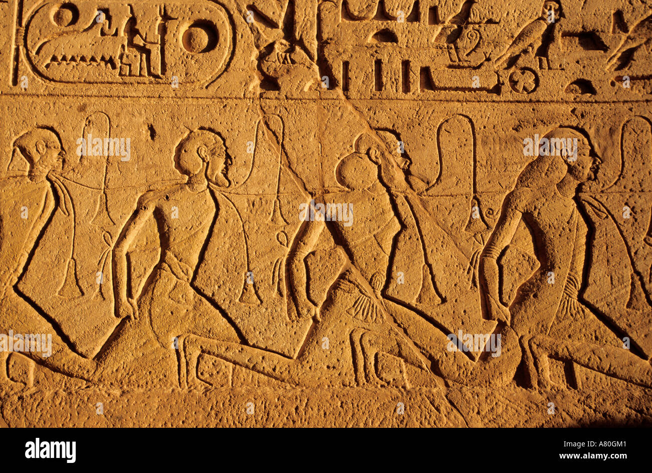 Egypt, Nubia, Abu Simbel, Ramesses II's temple (Lake Nasser) Stock Photo