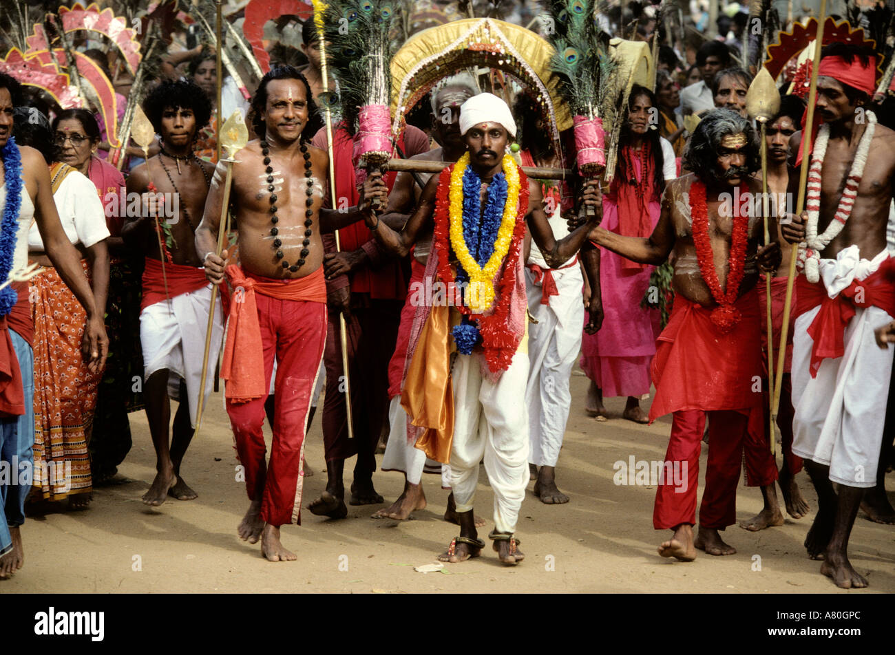 Sri Lanka, hindu festival in Kataragama Stock Photo