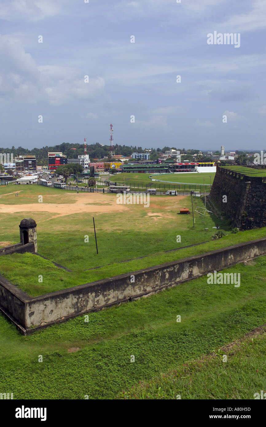 Sri Lanka, Galle, Cricket Ground Stock Photo