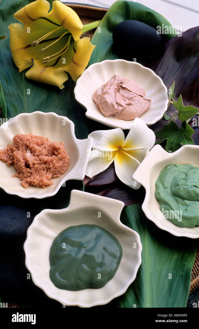 United States, Hawaii, Maui island, traditional massage, local products Stock Photo Alamy