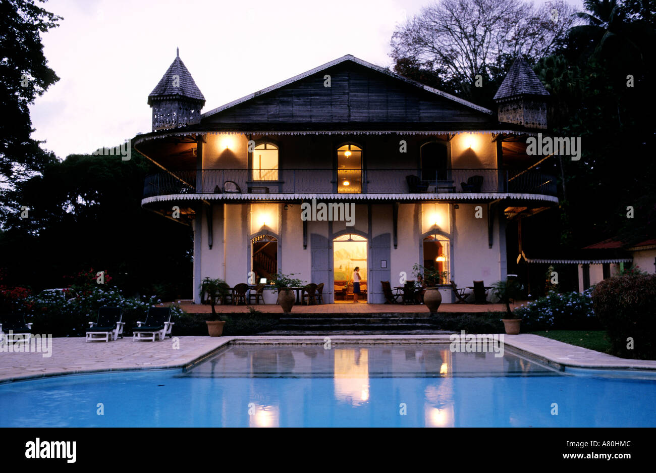 French West Indies, Martinique, Le Marigot village, Habitation Lagrange