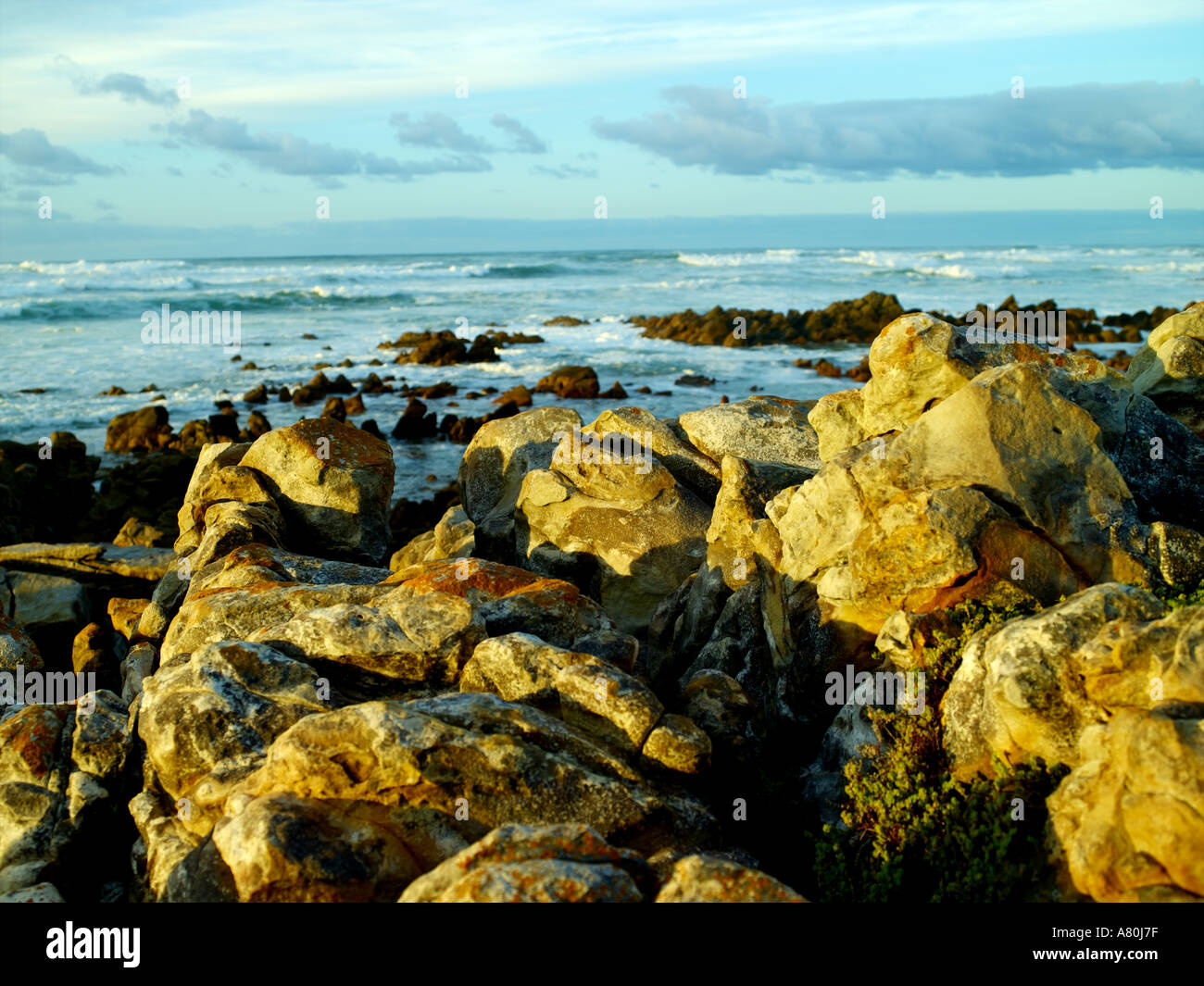 Agulhas, Southern Most Point in Africa Stock Photo Alamy
