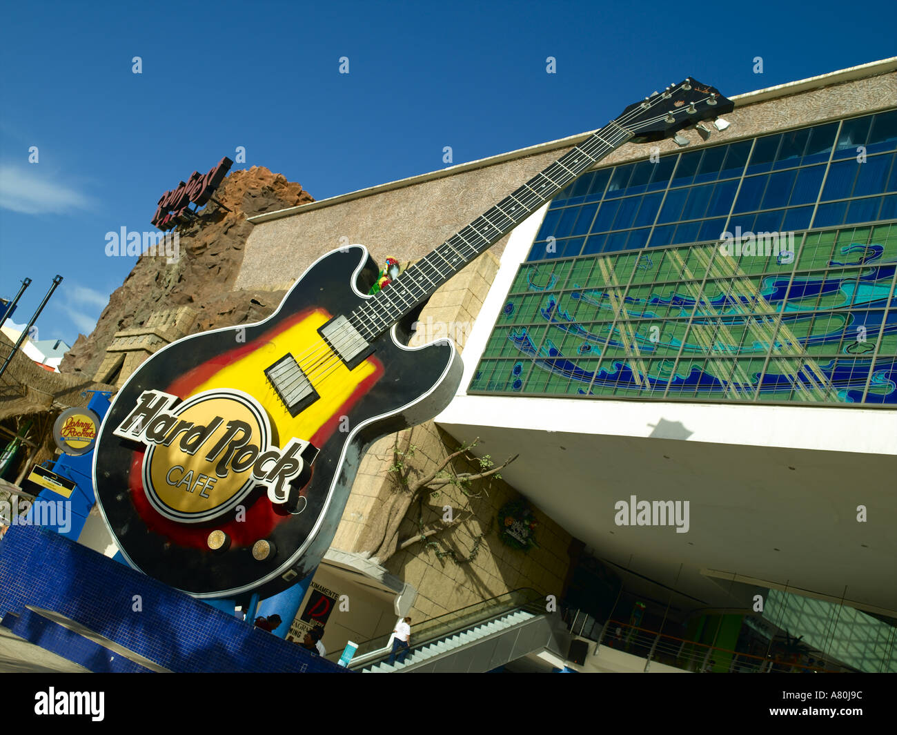Cancun, Hard Rock Cafe Stock Photo Alamy