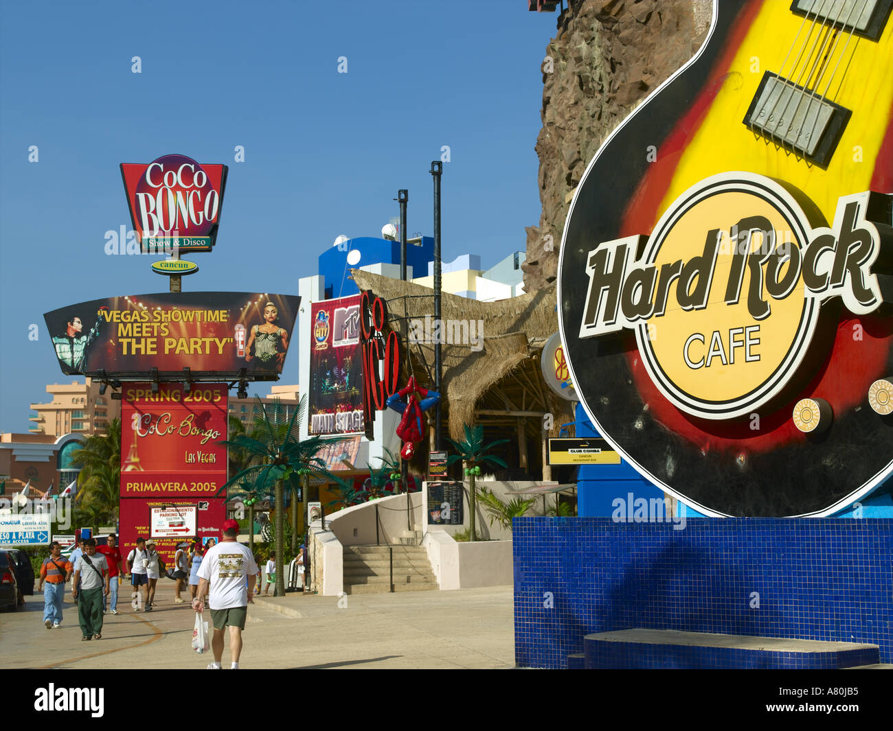 Cancun Downtown Stock Photo Alamy